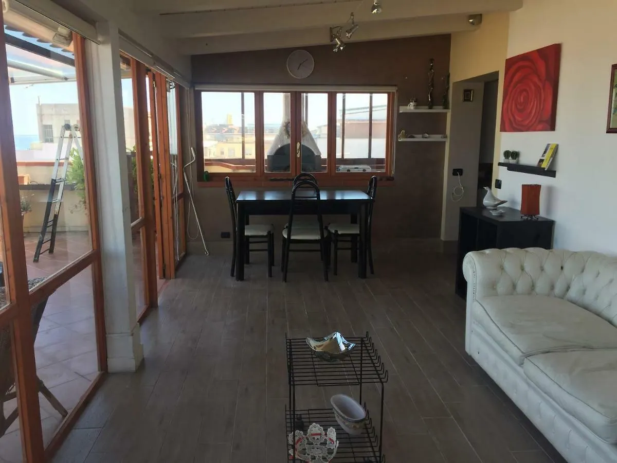 Attico Sul Mare In Centro A Capo D'Orlando Lejlighed Italien